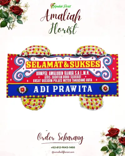 Karangan Bunga Ucapan Selamat mendung